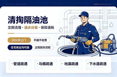 青岛清掏隔油池